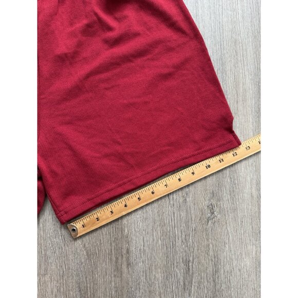 Vintage 90's Russell Athletic Sports Shorts Red Large Deadstock USA Made Rare - Picture 10 of 11